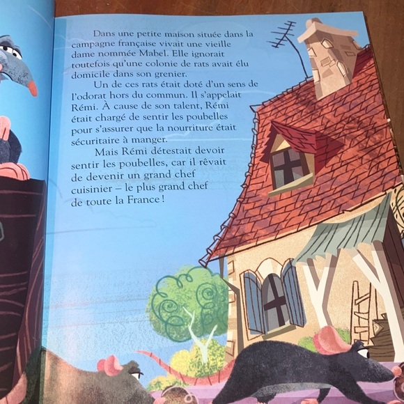 Disney Pixar Ratatouille in French kids picture Storybook - Picture 6 of 14